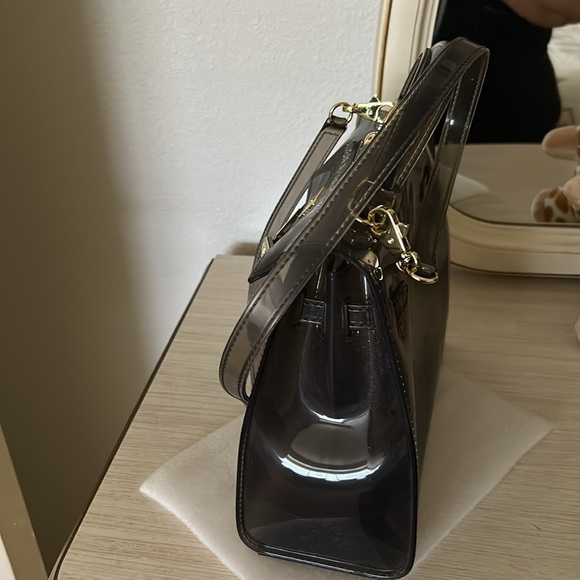 Plastic clear brown Crossbody/ Handbag NWT - Picture 9 of 11